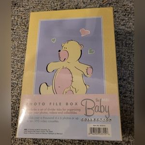 Baby Photo File Keepsake‎ Box 1,000+ 4 x 6 photos New Gender Neutral